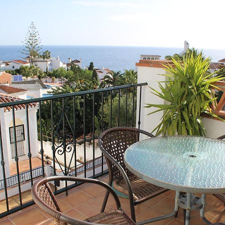 Playa Burriana, Tva Terasser, Havsutsikt, Pool Nerja Esterno foto