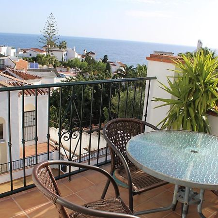 Playa Burriana, Tva Terasser, Havsutsikt, Pool Nerja Esterno foto