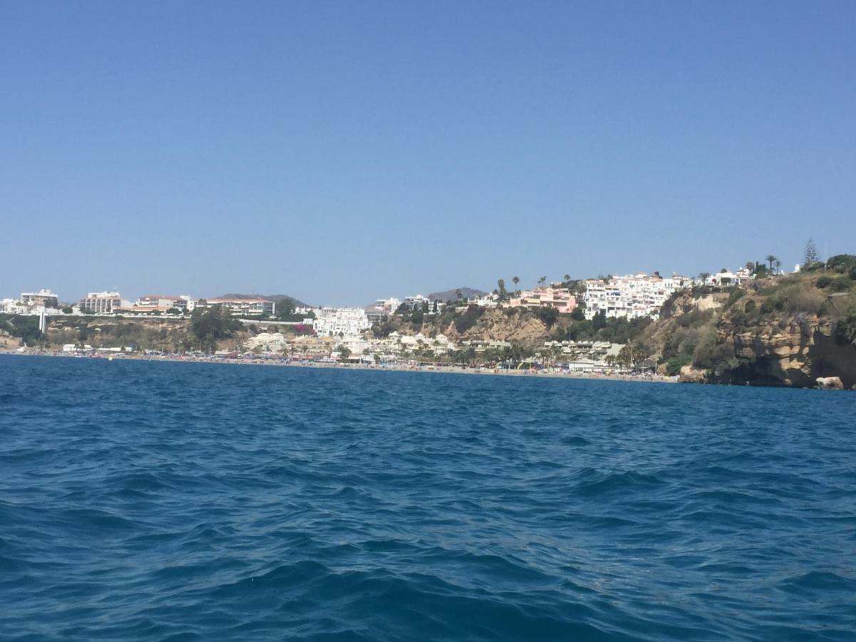 Playa Burriana, Tva Terasser, Havsutsikt, Pool Nerja Esterno foto