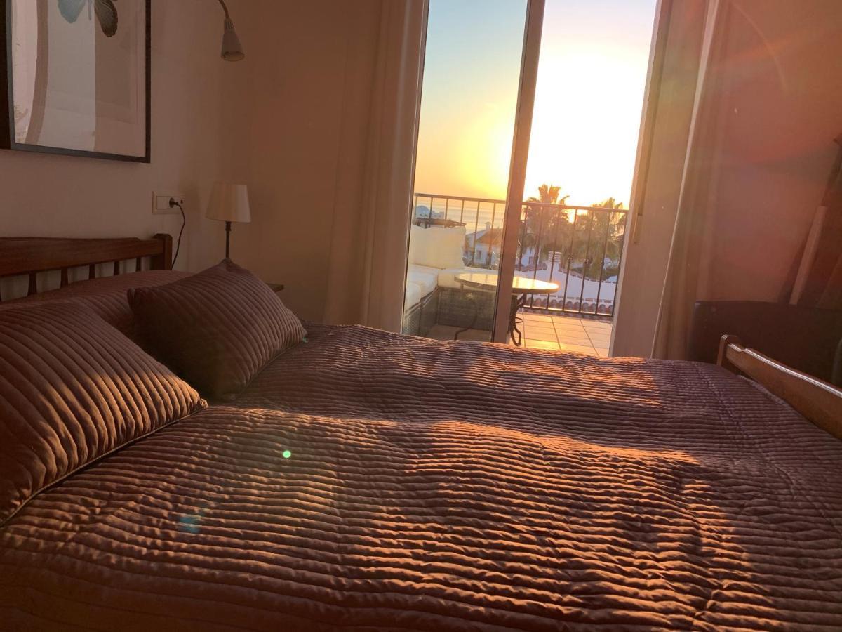 Playa Burriana, Tva Terasser, Havsutsikt, Pool Nerja Esterno foto