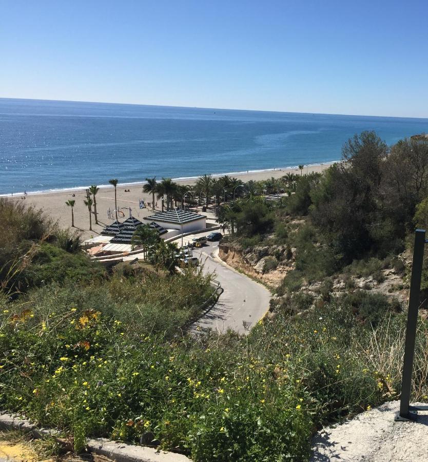 Playa Burriana, Tva Terasser, Havsutsikt, Pool Nerja Esterno foto
