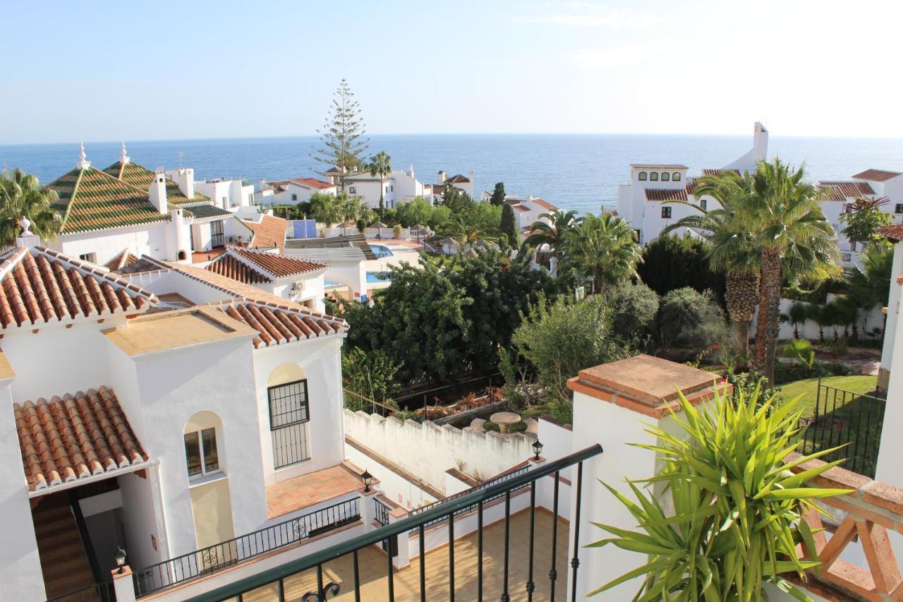 Playa Burriana, Tva Terasser, Havsutsikt, Pool Nerja Esterno foto