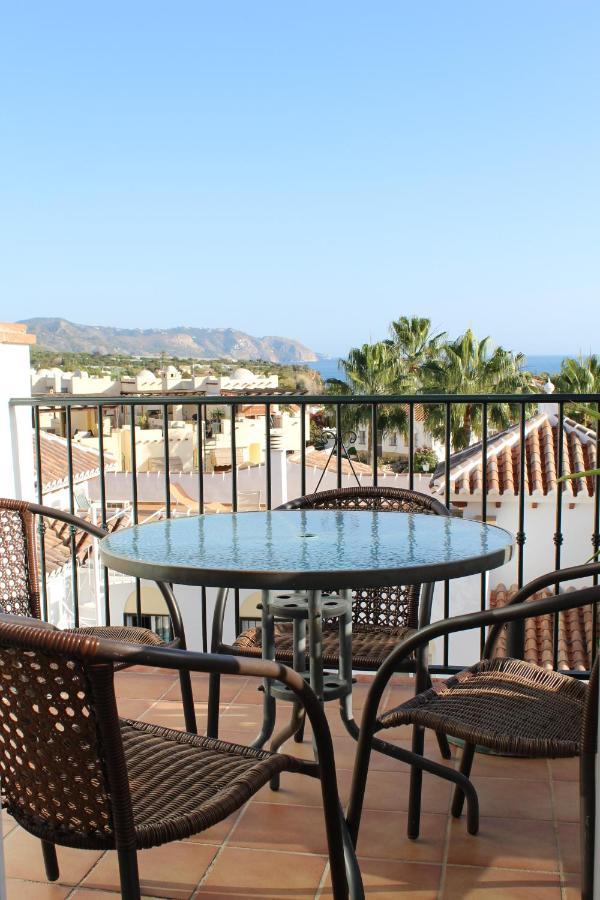 Playa Burriana, Tva Terasser, Havsutsikt, Pool Nerja Esterno foto