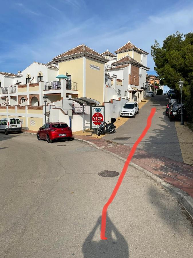 Playa Burriana, Tva Terasser, Havsutsikt, Pool Nerja Esterno foto